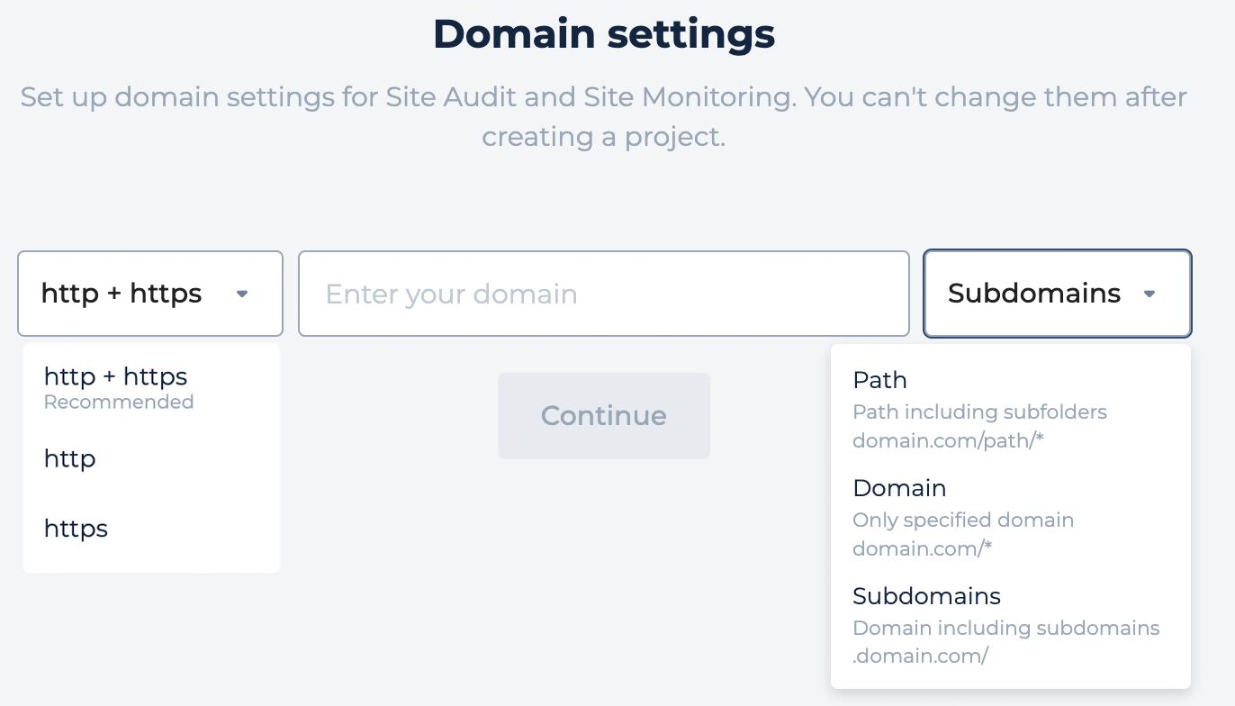 Domain Scope Customization